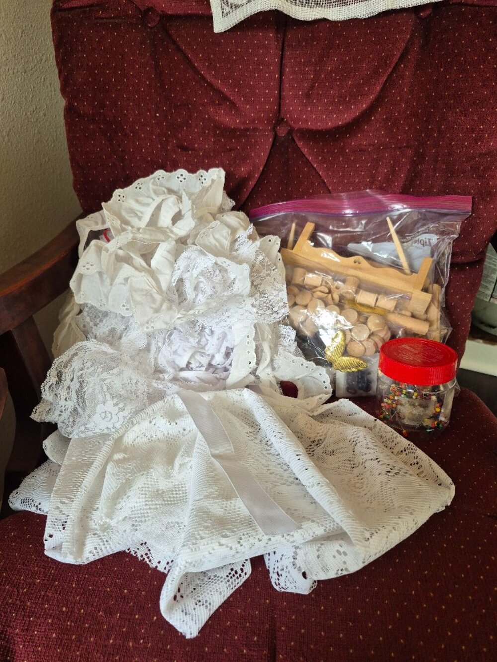 Lace odds and ends